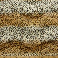 Fellimitat Leopard klein/hell Fell Plüsch Webpelz (1m/9,-€) Bild 1