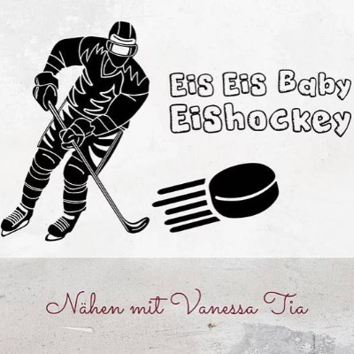 Eishockey + Puck + Schriftzüge Plotterdatei