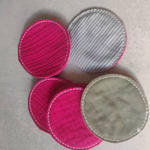 Musselin Abschminkpads - Kosmetikpads waschbar, wiederverwendbar, umweltfreundlich Bild 3