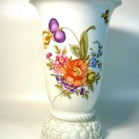 Vintage Rosenthal Blumenvase Maria mit Sommerblumen 50/60er Jahre Bild 1