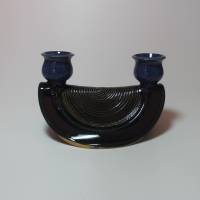 Zweiflammiger Keramik Kerzenständer Bild 1