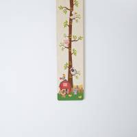 Holz - Messleiste für Kinder, personalisiert mit Name und Datum, Messlatte für Kinder, Motiv: Bauernhof Tiere Bild 5