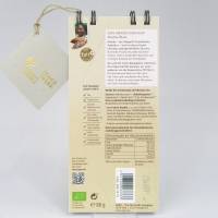 Notizblock, Upcycling originale Verpackung Schokolade Matcha Blanc, Recyclingpapier Bild 2