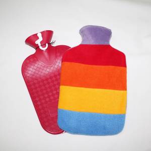 Wärmflaschenbezug, Wärmflaschenhülle aus Fleece, ohne Plastikflasche, für 2L handelsüblichen Flaschen wie Fashy usw. Bild 3
