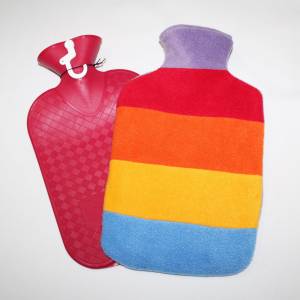 Wärmflaschenbezug, Wärmflaschenhülle aus Fleece, ohne Plastikflasche, für 2L handelsüblichen Flaschen wie Fashy usw. Bild 6