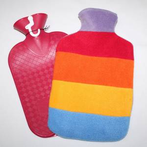 Wärmflaschenbezug, Wärmflaschenhülle aus Fleece, ohne Plastikflasche, für 2L handelsüblichen Flaschen wie Fashy usw. Bild 8