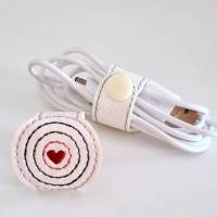 Kabelbinder Herz mit Kreisen Bild 2