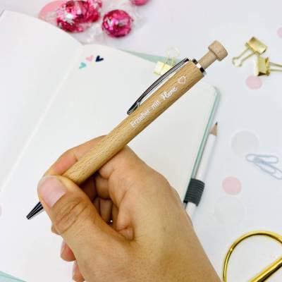 Kugelschreiber - Erzieher mit Herz | Dankeschön Erzieher | Abschiedsgeschenk und Geburtstagsgeschenk Erzieher |