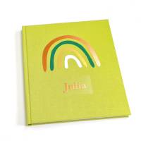 Tagebuch Notizbuch Poesiealbum Rainbow Skandi personalisierbar verschiedene Farben Bild 4