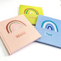 Tagebuch Notizbuch Poesiealbum Rainbow Skandi personalisierbar verschiedene Farben Bild 7