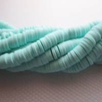 Katsuki Perlen, Polymer Clay, Scheiben 6 mm, ein Strang 4 Farben zur Auswahl Bild 3