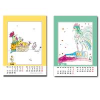 Kalender 2022 zum Selbstausdruck, Monatskalender Verrückte Hühner, 15 Blatt mit Kalendarium, Wandkalender Bild 9