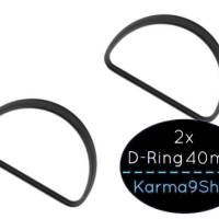 2 D-Ringe 40mm #3 schwarzmatt Bild 1