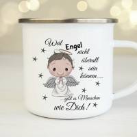 Personalisierte Tasse mit Name Junge Mädchen Engel Bild 1