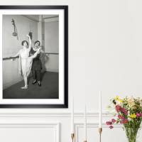 Ballett Schule New York 1910 schwarz weiß Fotografie Bild Kunstdruck gerahmt 39 x 51 cm Wandbild Vintage Bild 4