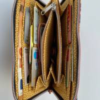 Geldbörse Little Mynta – Portemonnaie mit umlaufendem Reißverschluss - Blumen Bild 2