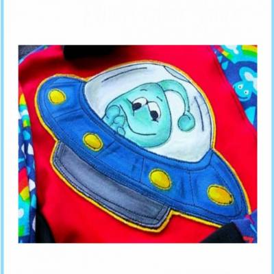 Applikationsvorlage Alien outer Space