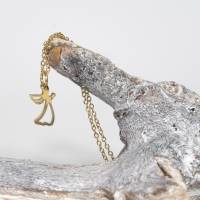Halskette Schutzengel Engel Beschützer Edelstahl mit Spruchkarte in Silber und Gold Bild 6