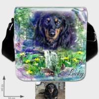 Personalisierte Gassi Tasche von Deinem Foto, Doggy Bag, Leckerli Tasche Bild 7