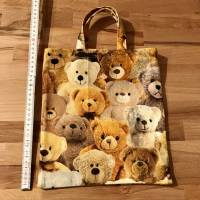 Geschenk-Tasche, Bücher-Tasche mit Teddy-Bärchen Bild 2