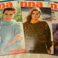 3 Hefte Anna - Spaß an Handarbeiten von 1990 - Heft 10 - 11 - 12 Bild 1