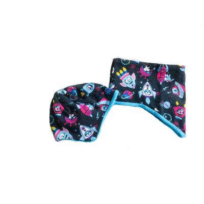 2 tlg Set aus Mütze und Halssocke Größe KU 48/50