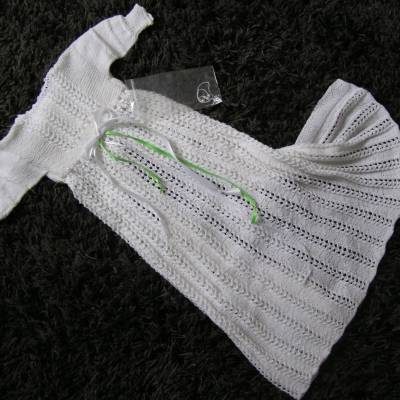 Taufkleid - Fb. weiß - Gr. 3-6 Monate - ein Unikat