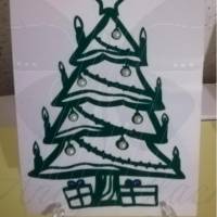 Weihnachtsbaum Folienplott und Papier,schlicht DXF, SVG,PNG, JPEG Bild 5