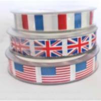 Flaggenband International - Frankreich USA - England - 2 m-Stück Bild 2
