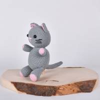 Handgefertigte gehäkelte Puppe Katze "FELI" aus Baumwolle Bild 6