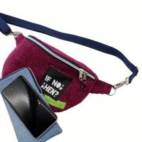  Bauchtasche "Lili"  trendiger Cross-Body-Bag, Bodybag , Hüfttasche aus Breitcord, Umhängetasche, Festivaltasch Bild 4