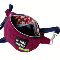 Bauchtasche "Lili"  trendiger Cross-Body-Bag, Bodybag , Hüfttasche aus Breitcord, Umhängetasche, Festivaltasch Bild 6