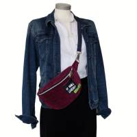 Bauchtasche "Lili"  trendiger Cross-Body-Bag, Bodybag , Hüfttasche aus Breitcord, Umhängetasche, Festivaltasch Bild 7