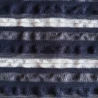 Loop Schal "Stripes" * Schwarz * Grau * Weiß * Streifen-/Rüschenoptik Bild 5