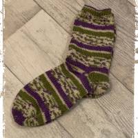 Handgestrickte Socken aus hochwertigen Materialien in Größe 34/35! Bild 2