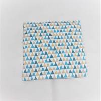 3-lagiges nachhaltiges Spültuch Dreiecke Putzlappen Putztuch, aus Baumwolle, Waffelpique petrol Größe 19x19cm, zerowaste Bild 2