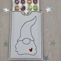 Adventskalender to go aus Kunstleder mit zuckerfreien Bonbons Bild 2