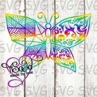 Plotterdatei "Schmetterling" SVG, DXF Bild 1