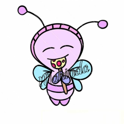 Plotterdatei Bee – Süße Biene für Babys und Kinder als digitale Schneidevorlage für Anfänger & Fortgeschrittene