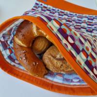 "Bunte Bäckertüte" in lila-orange *Kreise* - groß - von he-ART by helen hesse Bild 3