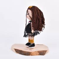 Handgefertigte gehäkelte Puppe "Steffi" aus Baumwolle, Amigurumi Puppe, Geschenk gür Mädchen zu Ostern oder Gebu Bild 4