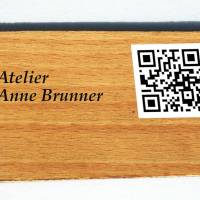 Digitale NFC Visitenkarte aus Holz CUSTOM BUSINESS CARD Handgefertigt Edelholz Intarsienarbeit personalisierbar Bild 4
