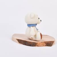 Handgefertigte gehäkelter Bär "MARKO" aus Baumwolle Bild 3
