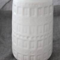 weiße Keramikvase 60er Jahre/ B Bild 2