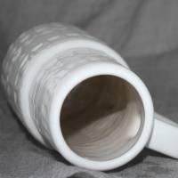 weiße Keramikvase 60er Jahre/ B Bild 5