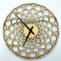 Wanduhr Circles - Uhr aus Holz Bild 1