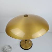 Tischleuchte Schreibtischlampe Art Deco - gold farbenes Metall Bild 3
