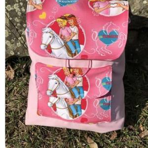 Kindergarten Rucksack Bibi und Tina (personalisierbar) Tasche mit und ohne Namen - Kinderrucksack Bild 4