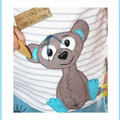 Applikationsvorlage Erdmännchen