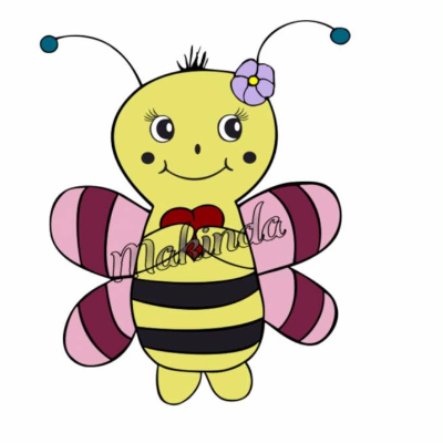 Plotterdatei Biene – Süßes sommerliches Motiv als SVG, PNG, DXF für Anfänger & Fortgeschrittene